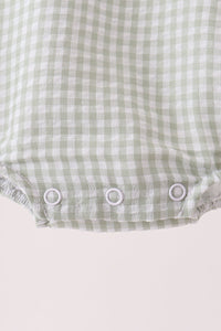 Turkey embroidery gingham bubble