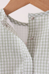 Turkey embroidery gingham bubble