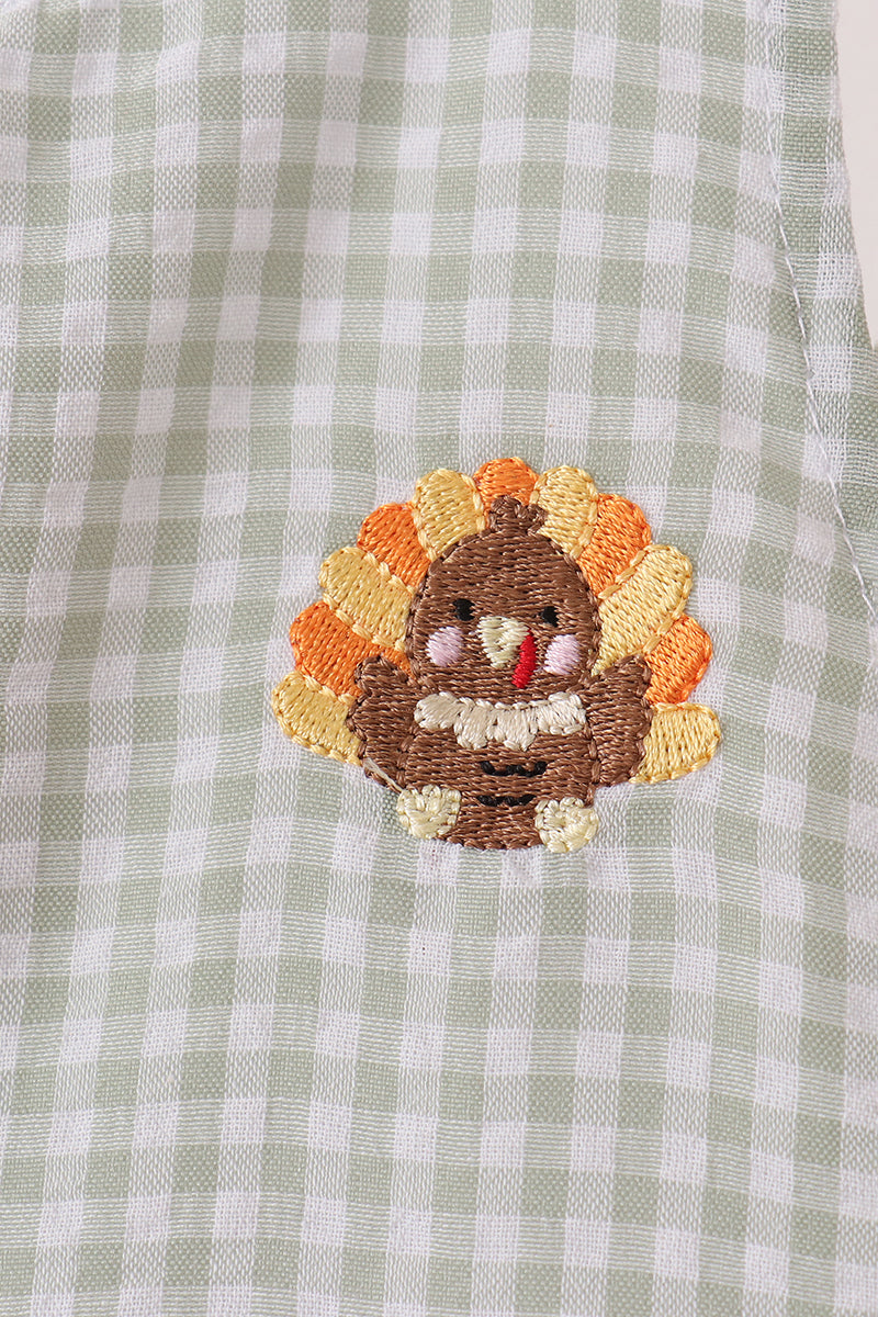 Turkey embroidery gingham jonjon