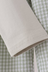 Turkey embroidery gingham pants set