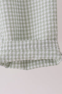 Turkey embroidery gingham pants set