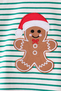 Gingerbread embroidery scalloped pants set