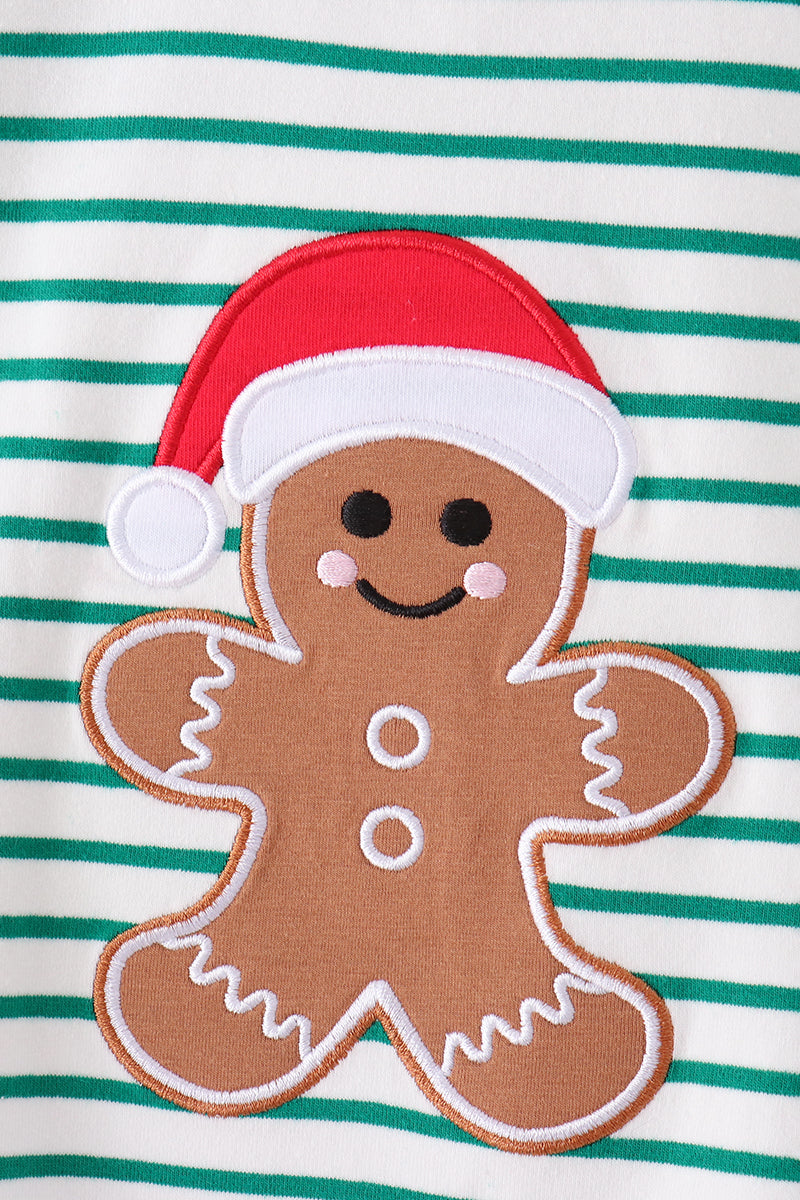 Gingerbread embroidery pants set
