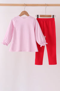 Gingerbread embroidery pants set
