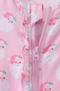 Santa claus bamboo romper