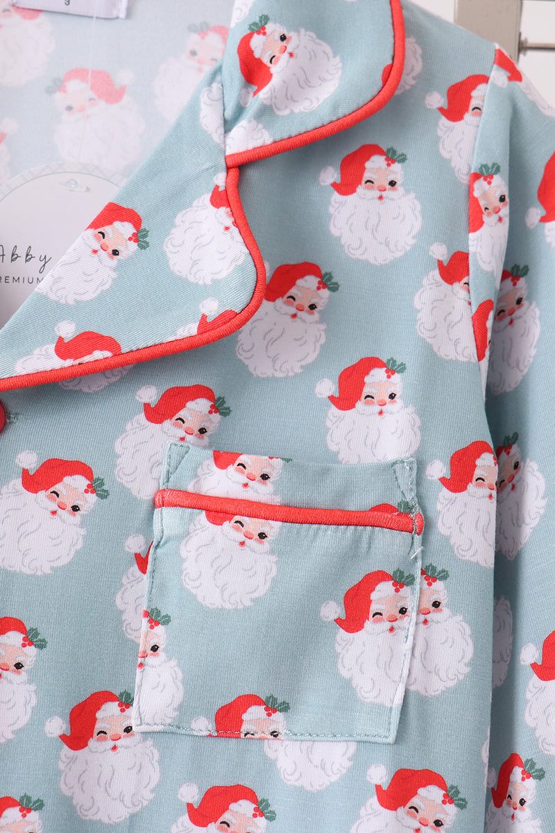 Santa claus bamboo pants set