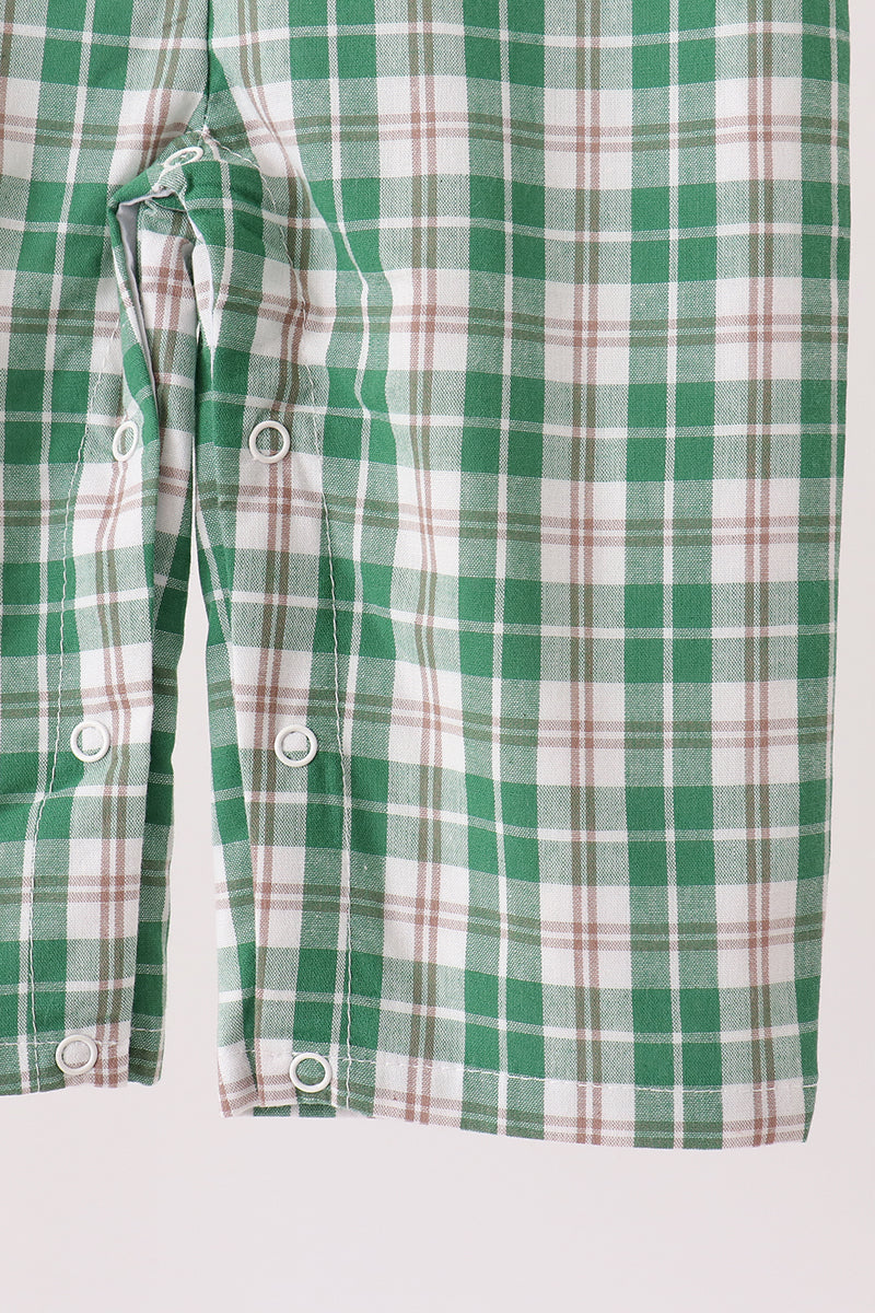 Christmas tree truck embroidery plaid jonjon