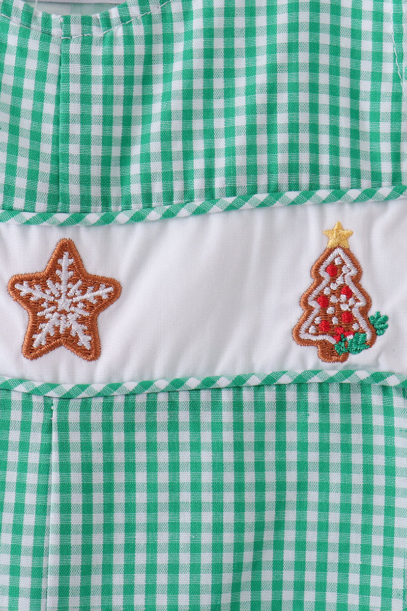 Gingerbread embroidery gingham jonjon