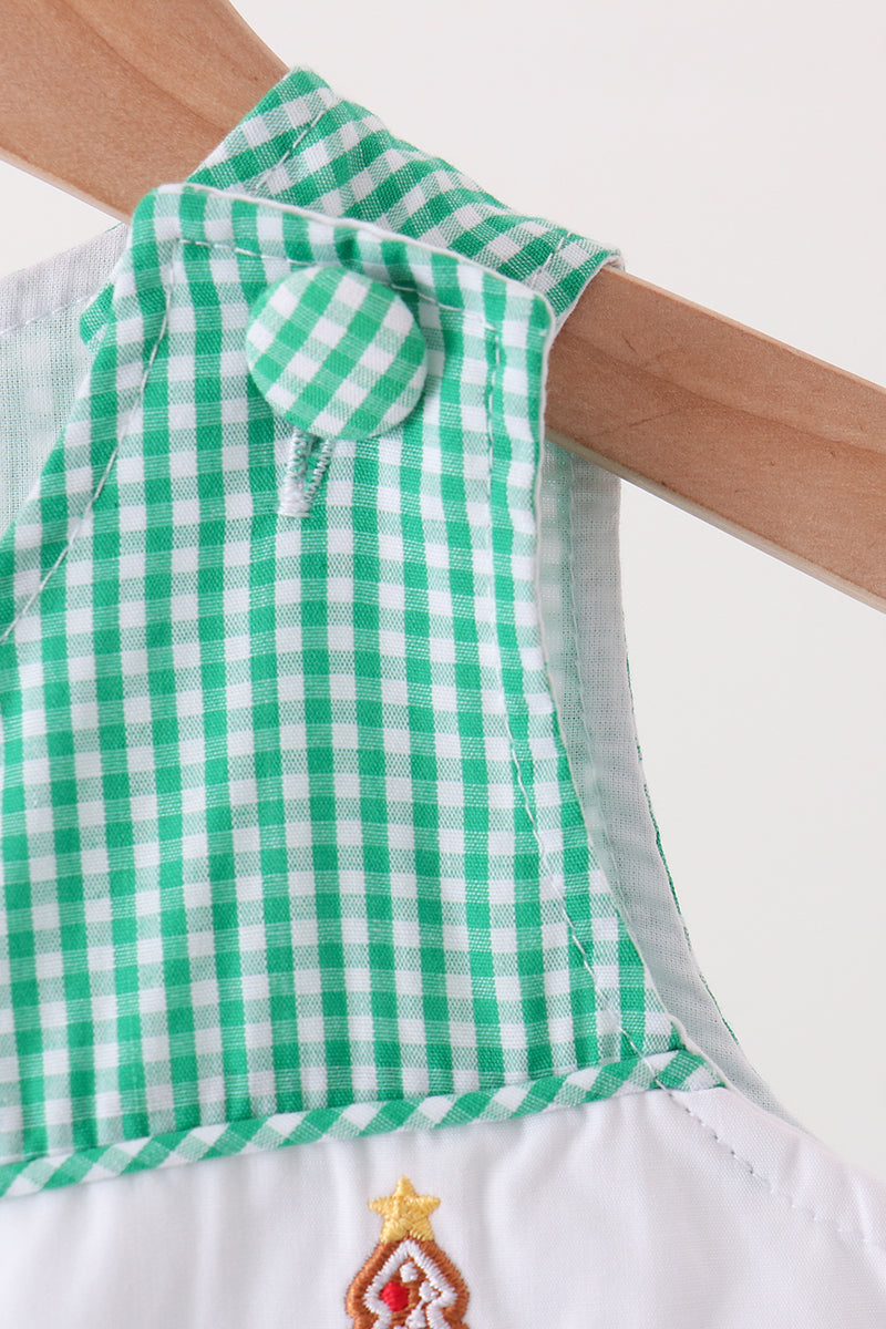Gingerbread embroidery gingham jonjon
