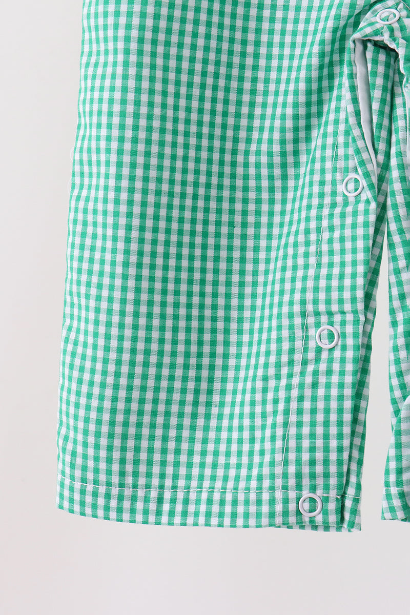 Gingerbread embroidery gingham jonjon