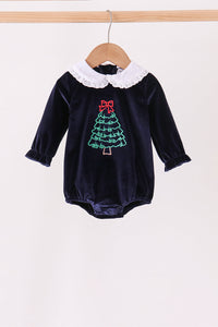 Christmas tree embroidery bubble