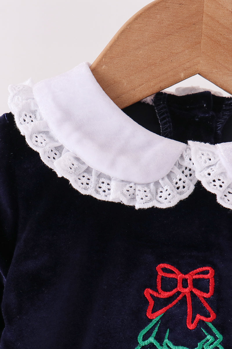Christmas tree embroidery bubble