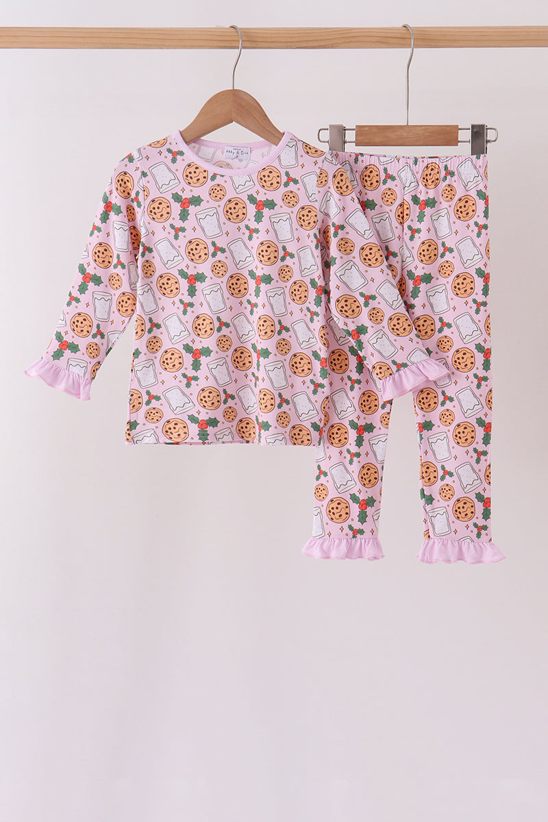 Milk cookie holly bamboo pajama set