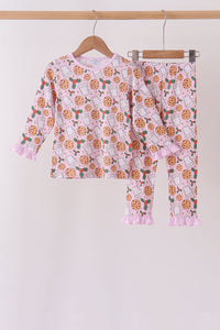 Milk cookie holly bamboo pajama set