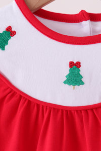 Christmas tree embroidery bubble