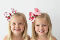 Strawberry Embroidered Girls Hairpin 4 Inches - Essential Southern Charm