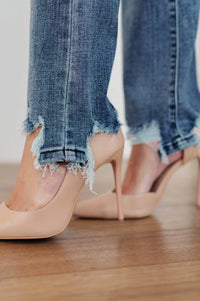 O'Hara Destroyed Straight Jeans - Essential Southern Charm