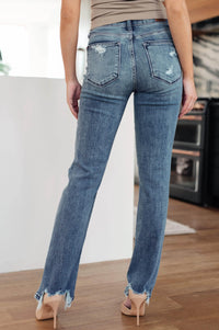O'Hara Destroyed Straight Jeans - Essential Southern Charm