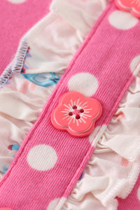Platinum Balcony Pink Dot Dress - Essential Southern Charm