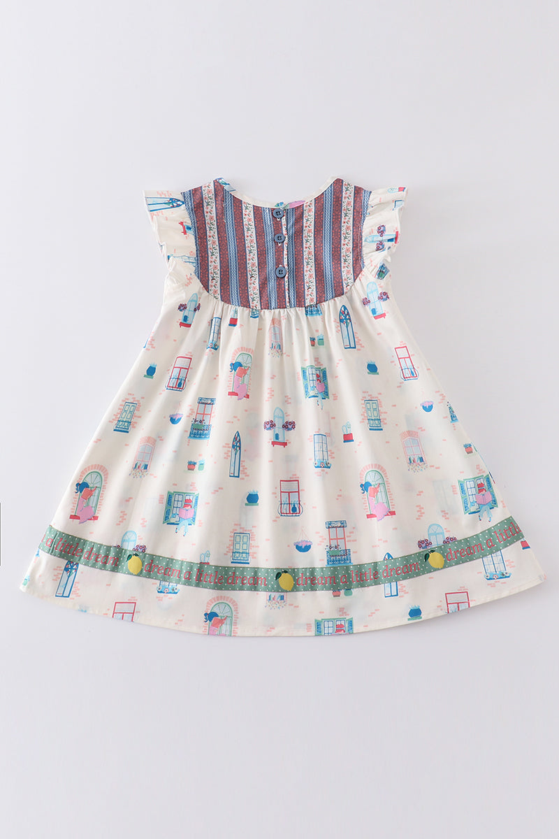 Platinum Balcony Ruffle Dress - Essential Southern Charm