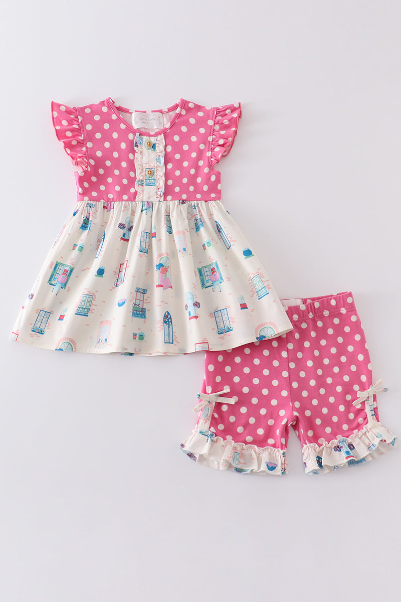 Platinum Balcony Print Girl Set - Essential Southern Charm