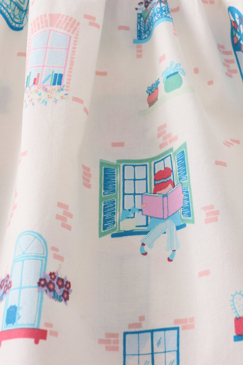 Platinum Balcony Print Girl Set - Essential Southern Charm