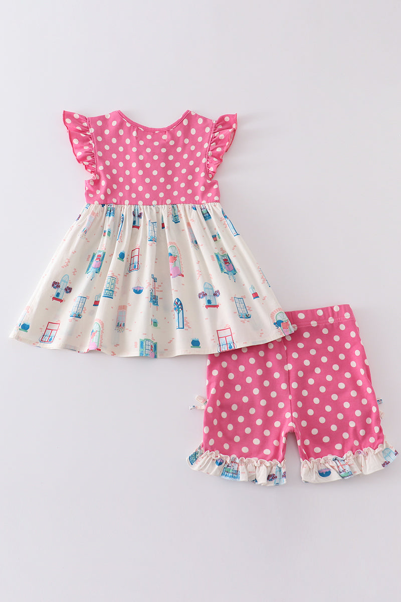 Platinum Balcony Print Girl Set - Essential Southern Charm
