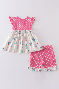 Platinum Balcony Print Girl Set - Essential Southern Charm