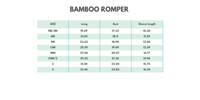 Pumpkin bamboo romper