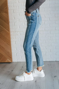 Susan High Rise Side Panel Detail Slim Jeans - Essential Southern Charm