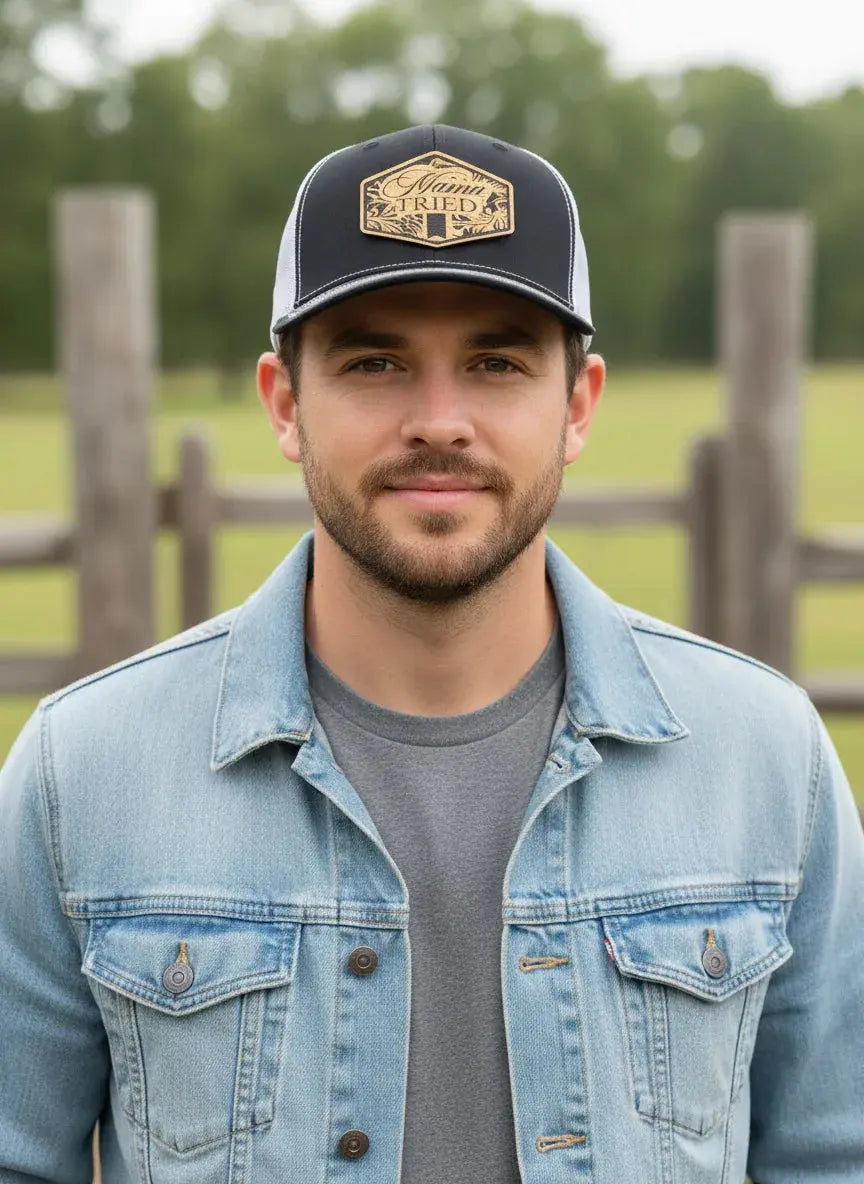 Mama Tried Leatherette Patch Hat - Essential Southern Charm