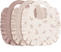 Personalized Monogram Baby Bibs (Set of 3)