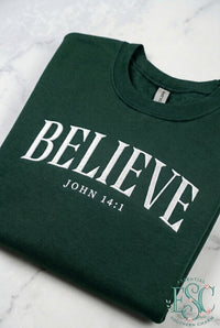 Simple but Powerful Message Embroidered Sweatshirts