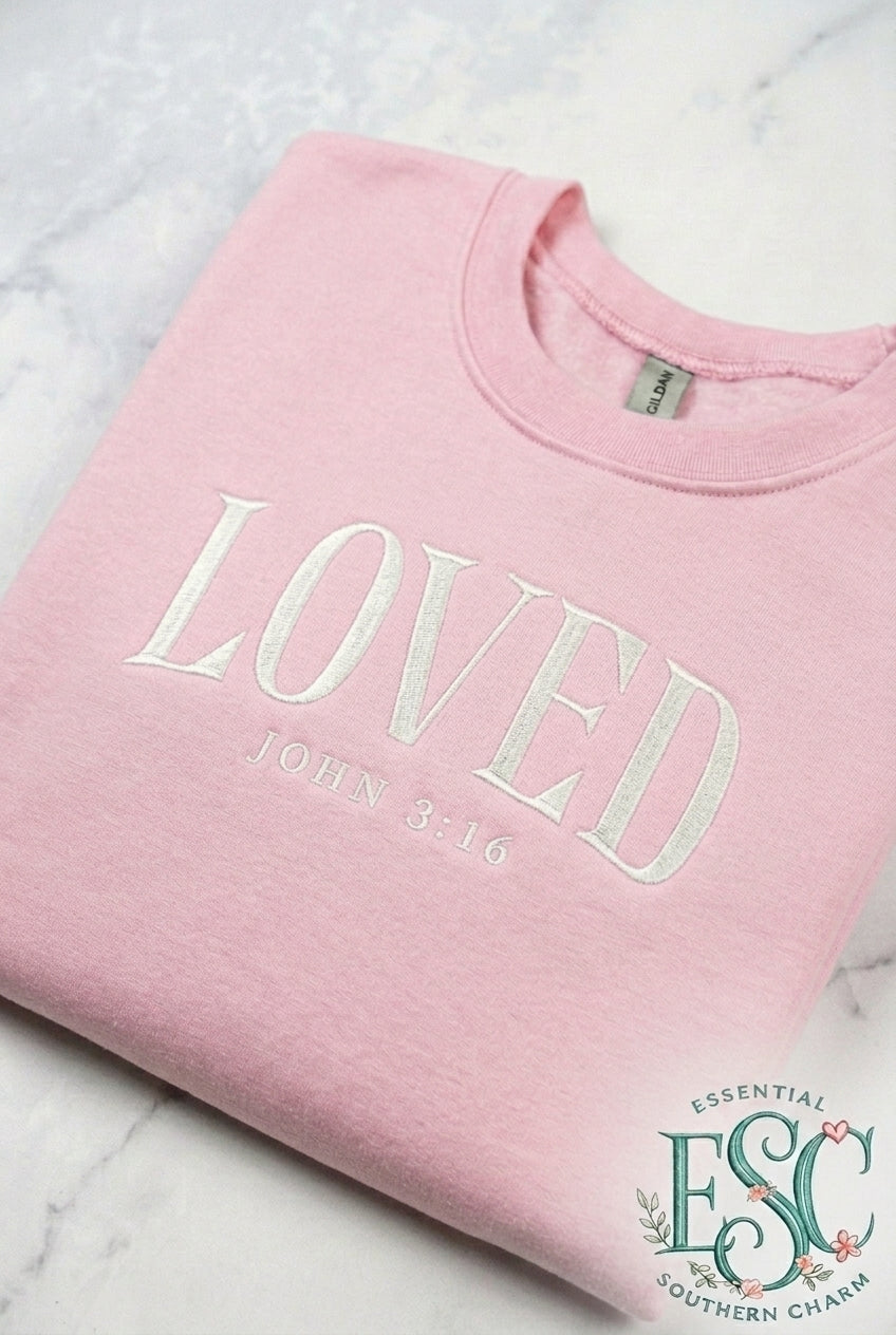 Simple but Powerful Message Embroidered Sweatshirts