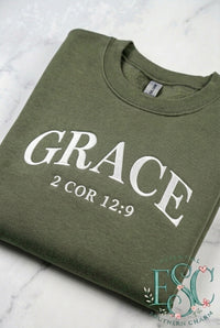 Simple but Powerful Message Embroidered Sweatshirts
