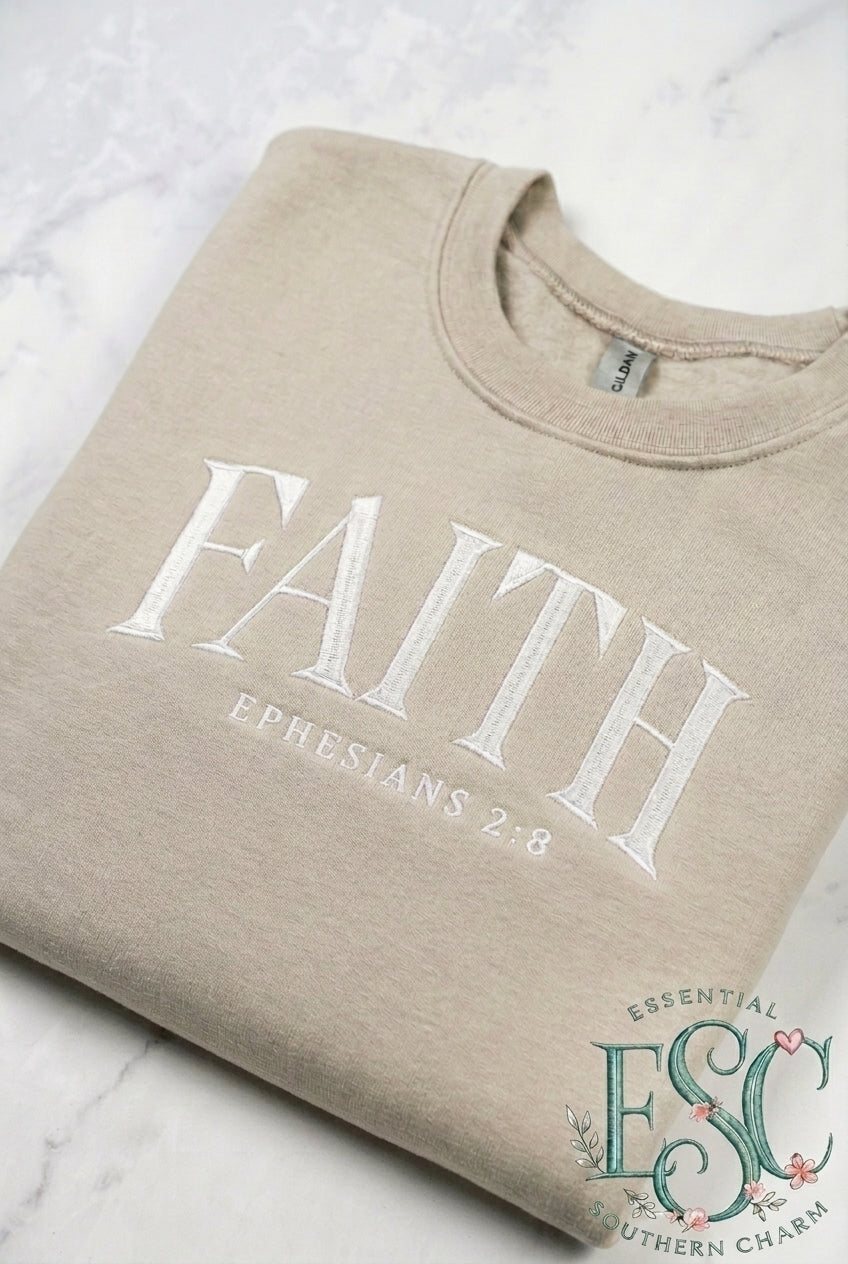 Simple but Powerful Message Embroidered Sweatshirts