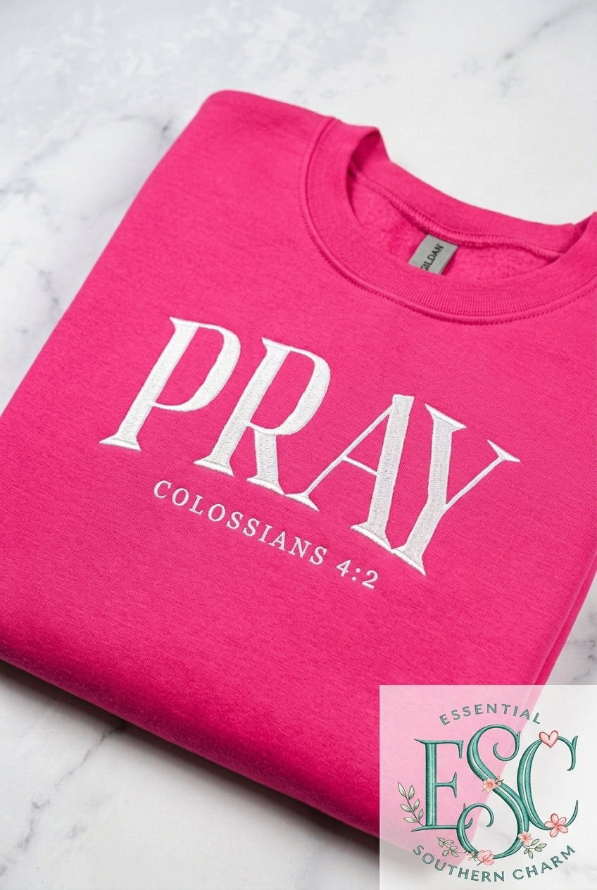 Simple but Powerful Message Embroidered Sweatshirts