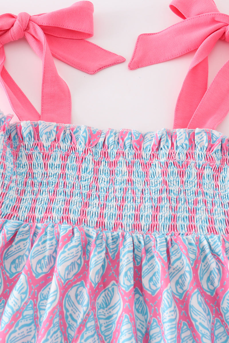 Blue Ribbon Lace Charm Smocked Mom&Me Dress - Essential Southern Charm