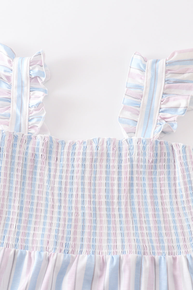 Crab French Knot Smocked Mom Dress - Essential Southern Charm