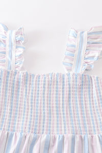 Crab French Knot Smocked Mom Dress - Essential Southern Charm