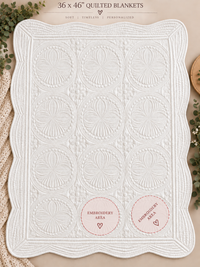 Heirloom Baby Blanket - Personalize it