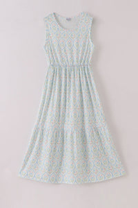Delicate Floral Print Mom Dress - Essential Southern Charm