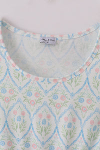 Delicate Floral Print Mom Dress - Essential Southern Charm