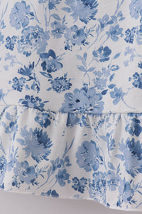 Embroidered Bows Floral Print Mom Dress - Essential Southern Charm