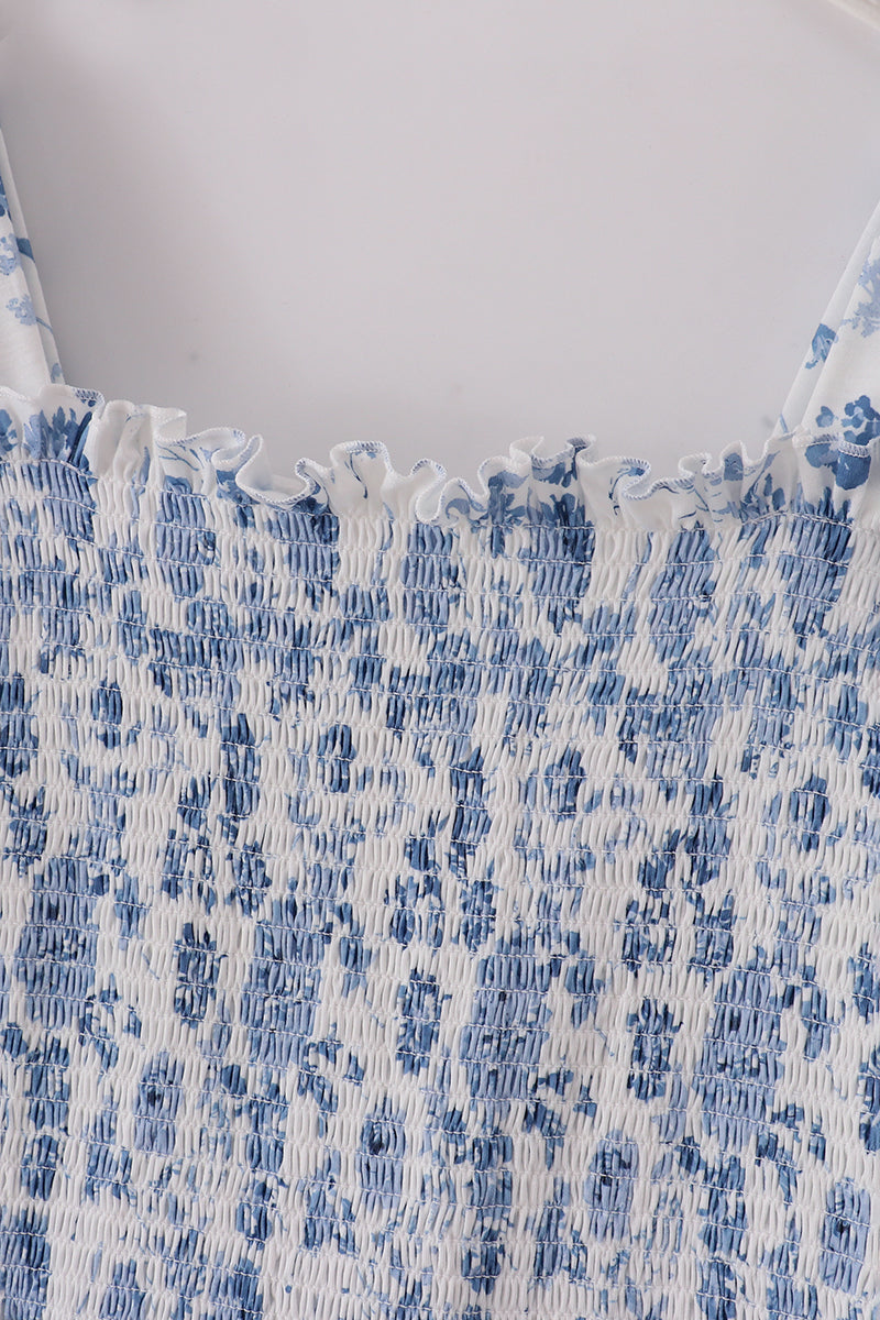 Embroidered Bows Floral Print Mom Dress - Essential Southern Charm