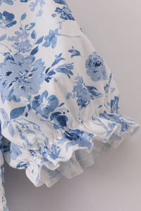 Embroidered Bows Floral Print Mom Dress - Essential Southern Charm