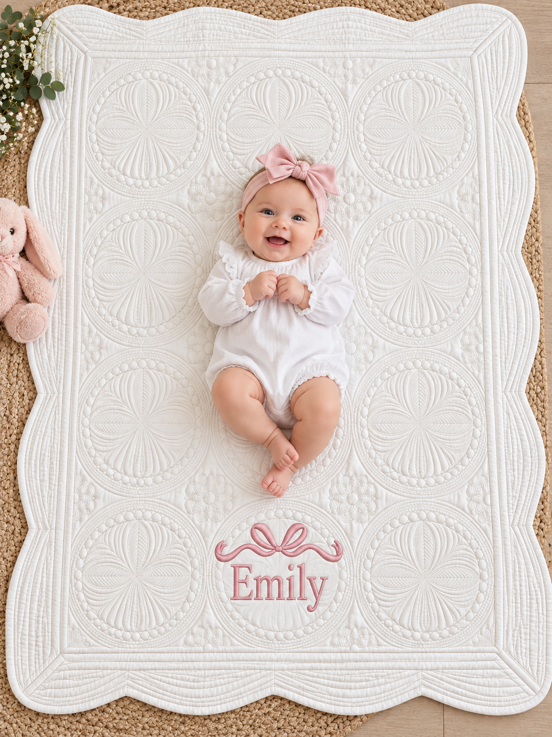 Heirloom Baby Blanket - Personalize it