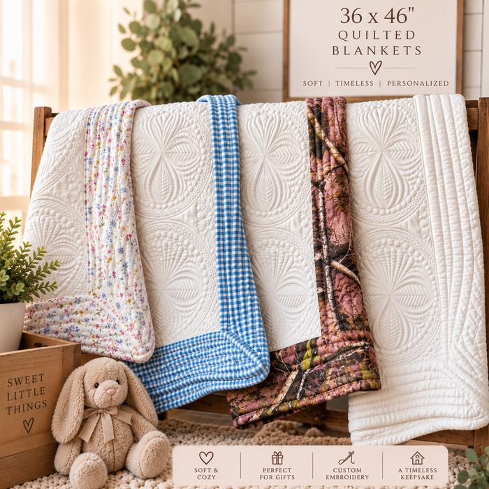 Heirloom Baby Blanket - Personalize it