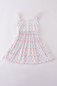 Flowers & Bows Lattice Print Mom & Me Dress - Essential Southern Charm