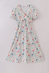 Green Garden Rose Mom Dress - Essential Southern Charm